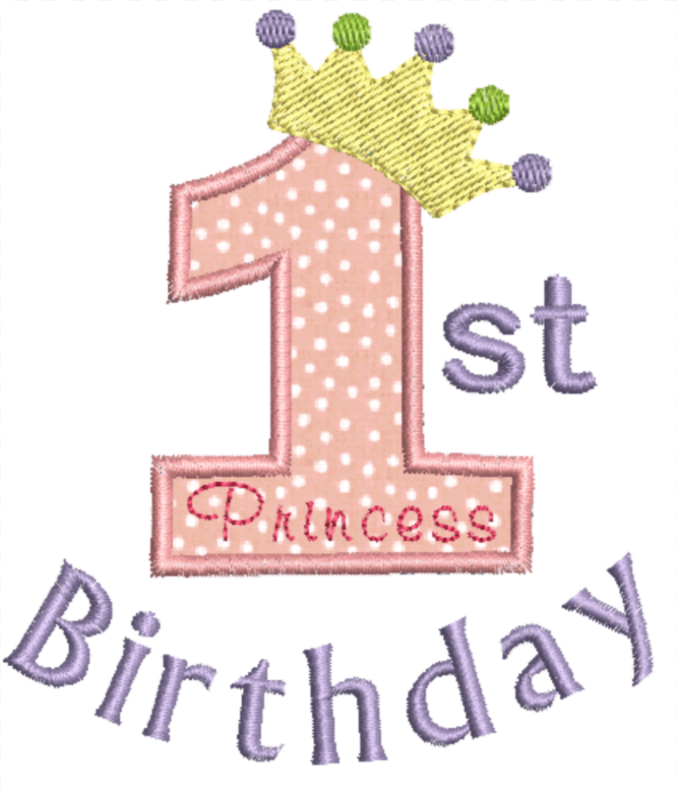 1st Birthday 1stbirthday Pink Princess Birthday, Number, Symbol, Text, Pattern Png