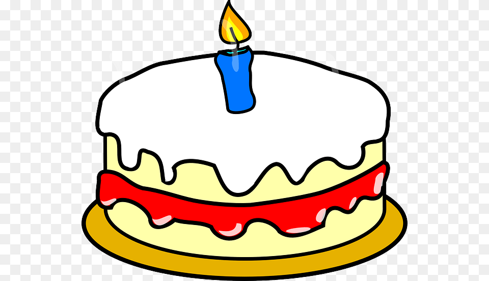1st Birthday Cake Clipart Clipartmonk Clip Art Images Background Birthday Cake Clipart, Birthday Cake, Cream, Dessert, Food Png