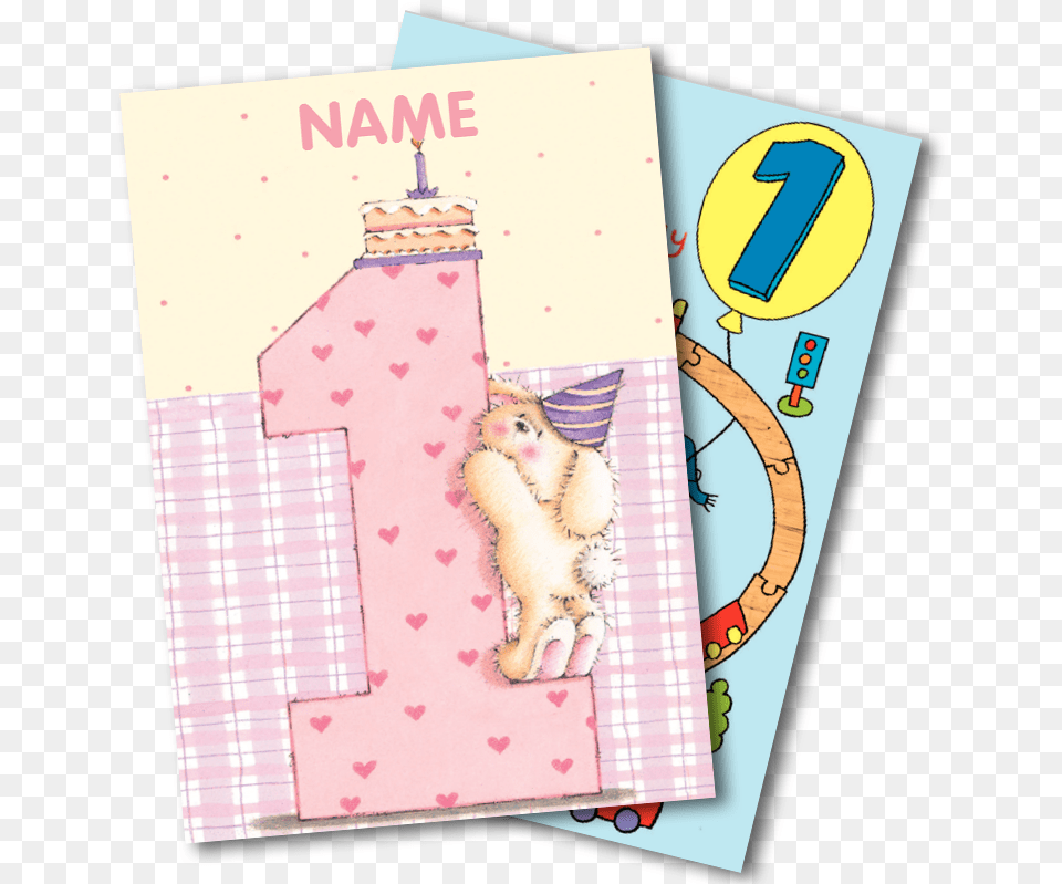 1st Birthday Cards Paper, Envelope, Greeting Card, Mail, Animal Free Png Download