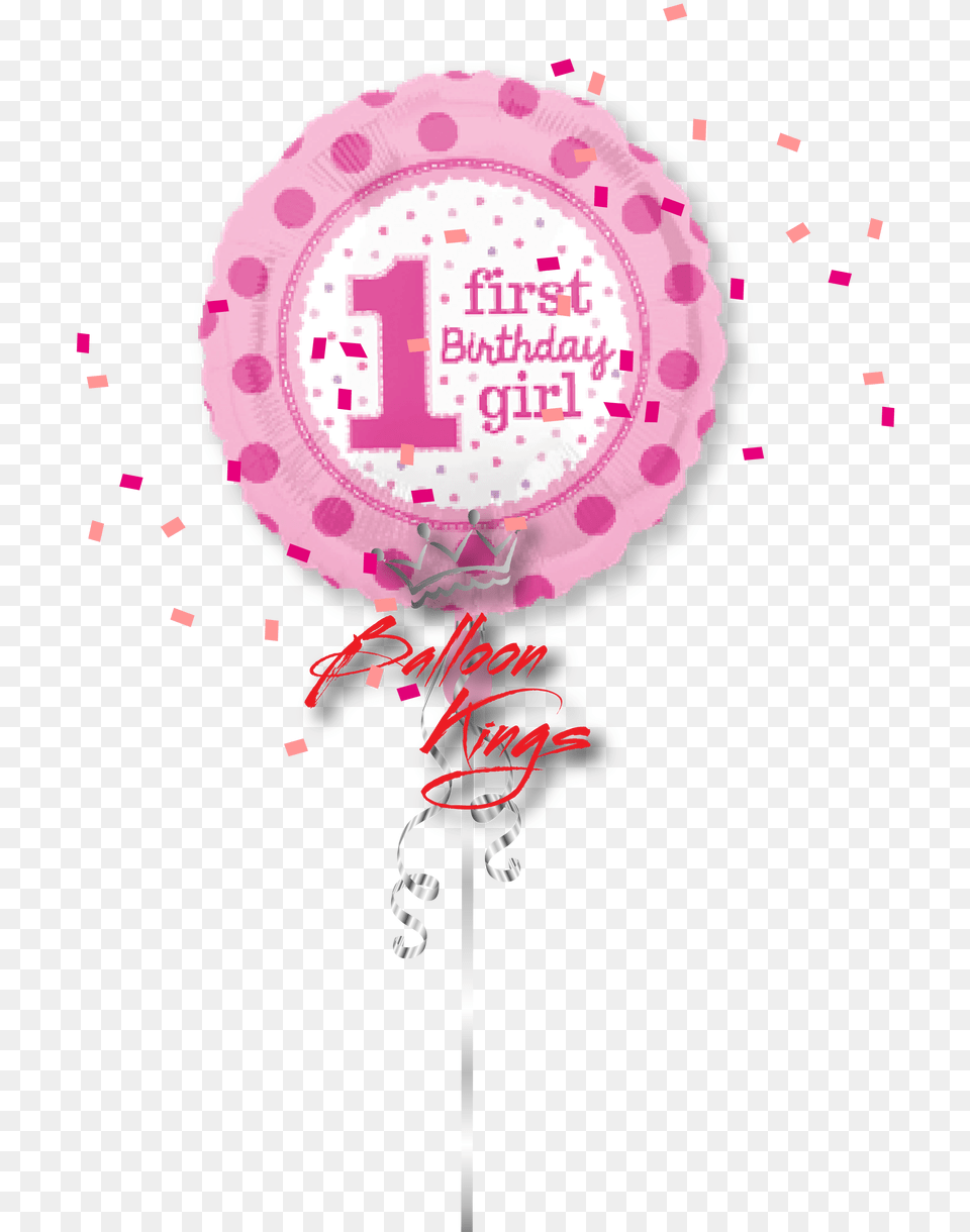 1st Birthday Girl Balloon 1st Birthday Donut Theme, Food, Sweets, Candy, Birthday Cake Png