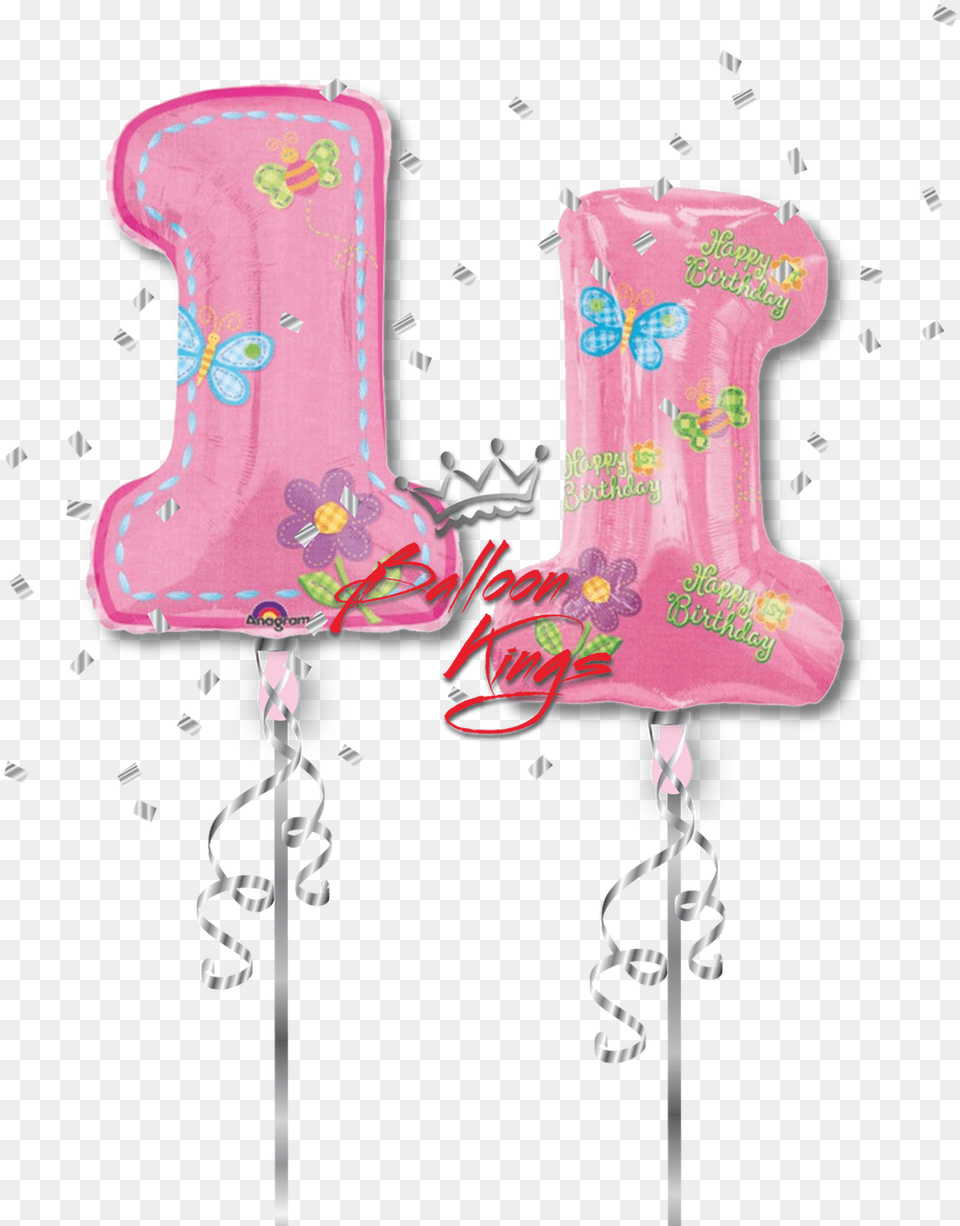 1st Birthday Girl Number Birthday Balloons, Clothing, Lifejacket, Vest, Food Png Image