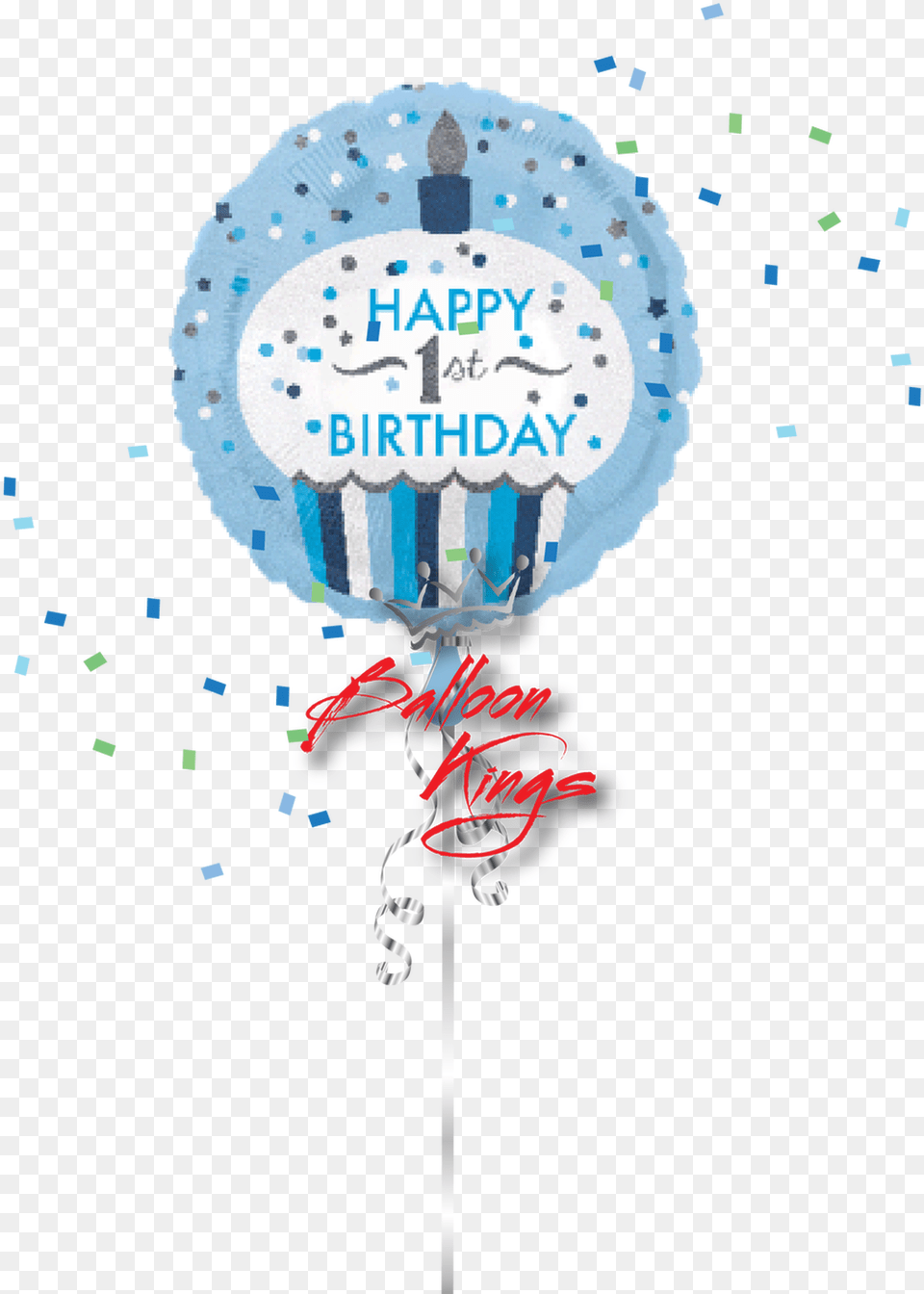 1st Birthday Little Boy Cupcake Happy 1st Birthday For A Boy, Balloon, Flower, Plant Free Png Download