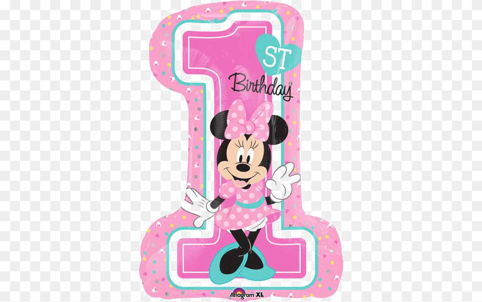 1st Birthday Minnie Mouse, Envelope, Greeting Card, Mail, Person Free Png