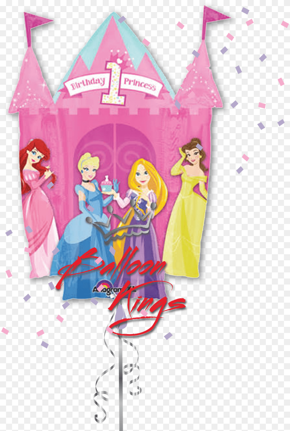 1st Birthday Princess Castle D Happy 1st Birthday Disney Princess, Clothing, Coat, Adult, Wedding Png Image