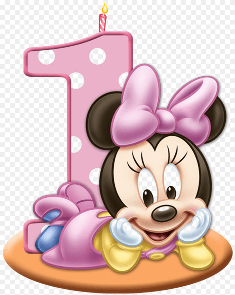 1st Birthday Transparent Images Minnie Mouse Baby 1, People, Person, Birthday Cake, Cake Free Png