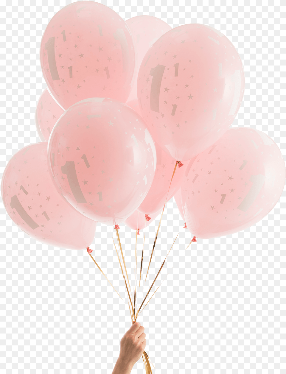 1st Pink Birthday Party Balloons Birthday Balloons For, Balloon Free Transparent Png