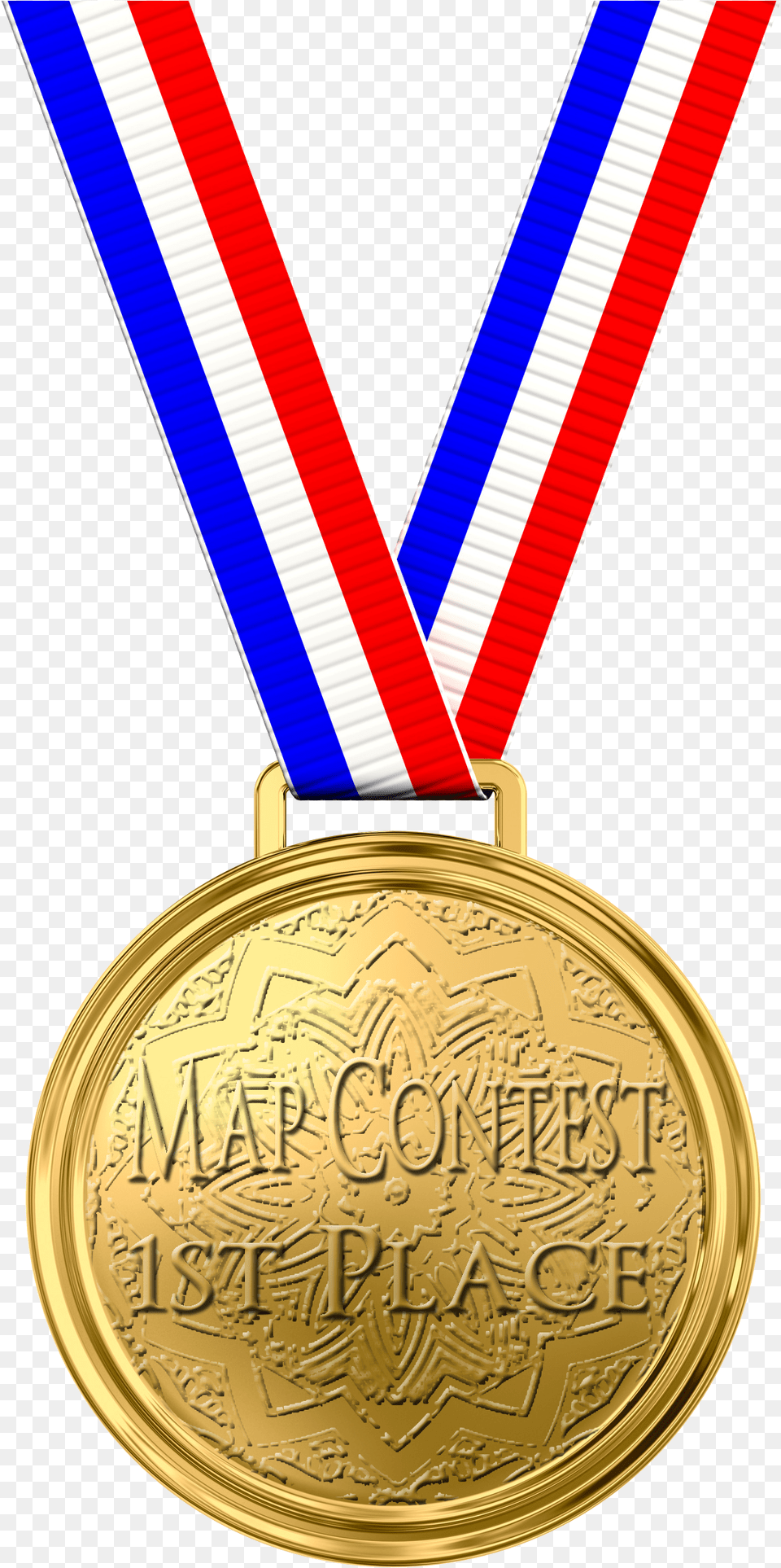 1st Place Medal Gold Medal Transparent Background, Gold Medal, Trophy Free Png Download