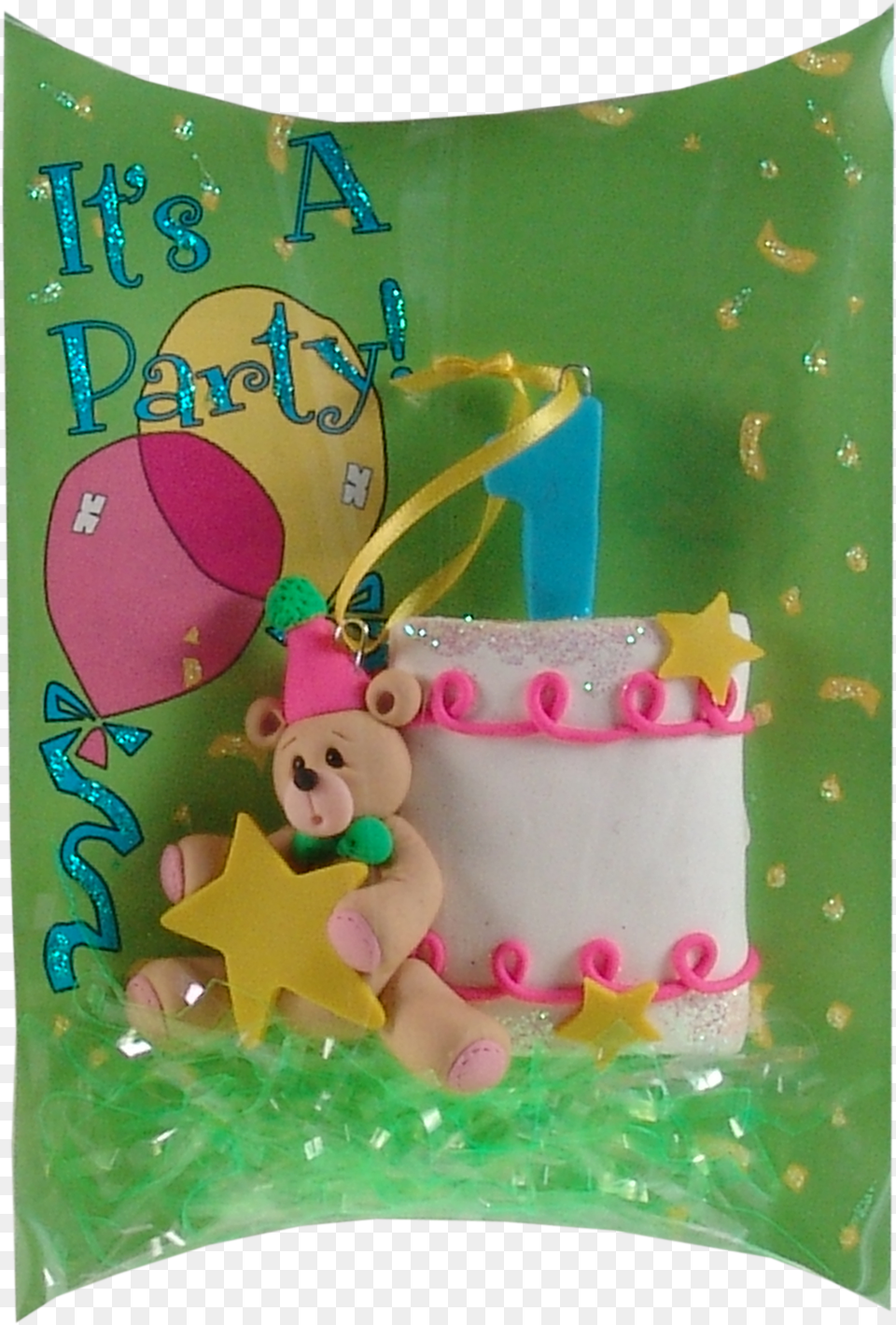 1st Year Birthday Cake Ornament Birthday, Birthday Cake, People, Food, Dessert Free Png Download