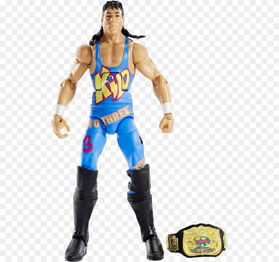 2 3 Kid Elite Collection 6 Action Figure Transparent Wwe Action Figure, Person, Clothing, Footwear, Shoe Png