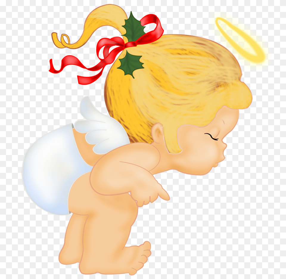 2 Angel Image, Baby, Face, Head, Person Free Png Download
