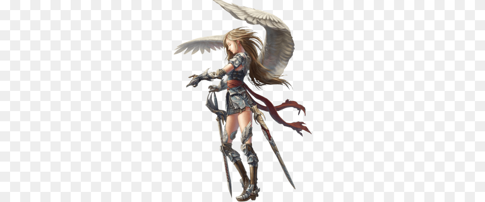 2 Angel Warrior Transparent, Adult, Female, Person, Woman Free Png Download