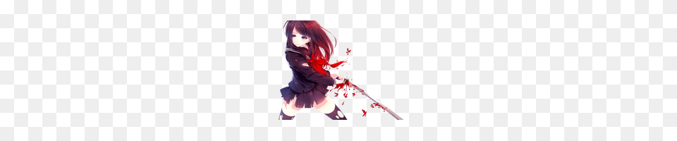 2 Anime Picture Thumb, Book, Comics, Publication, Sword Free Png