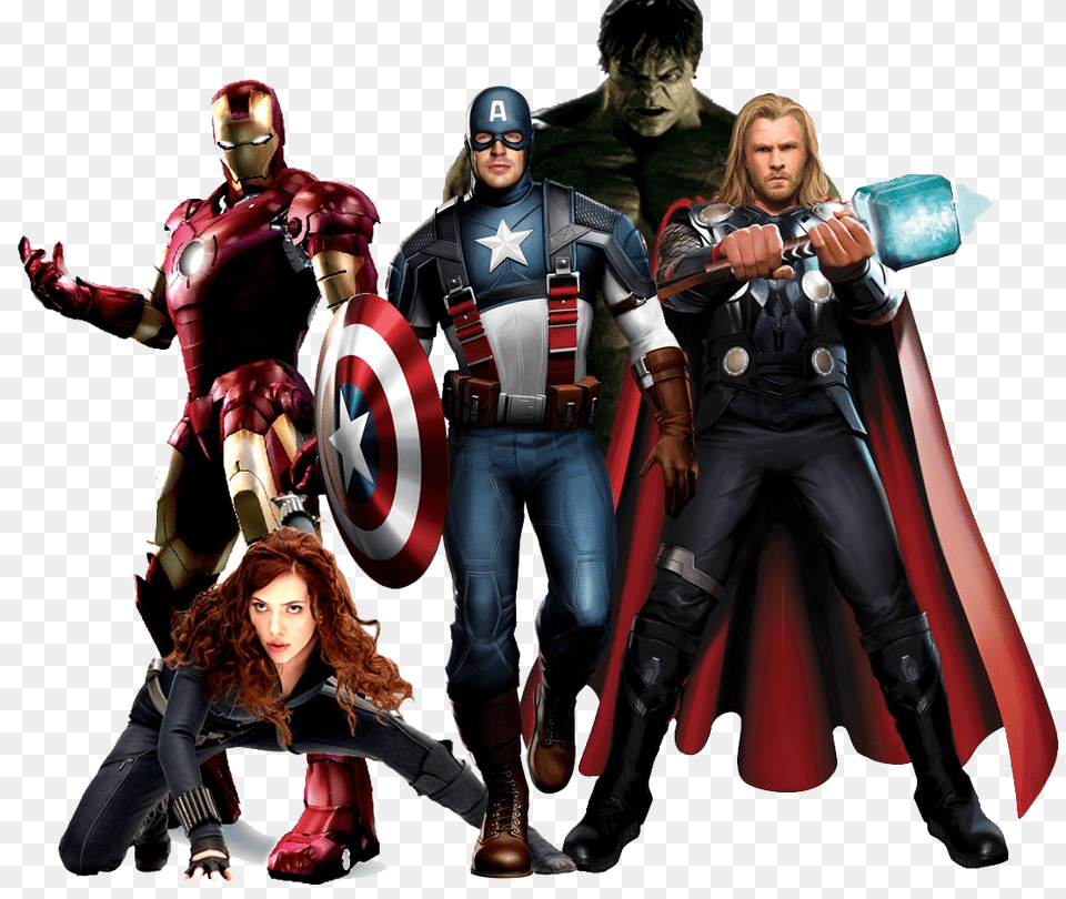 2 Avengers Image, Clothing, Costume, Person, Adult Png