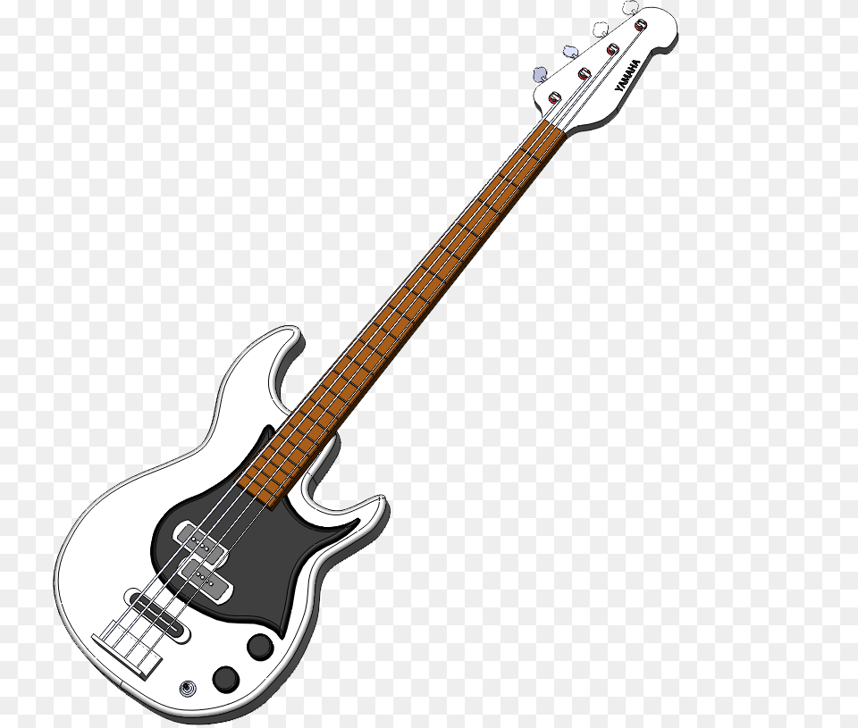2 Bass Guitar Clipart, Bass Guitar, Musical Instrument Free Png