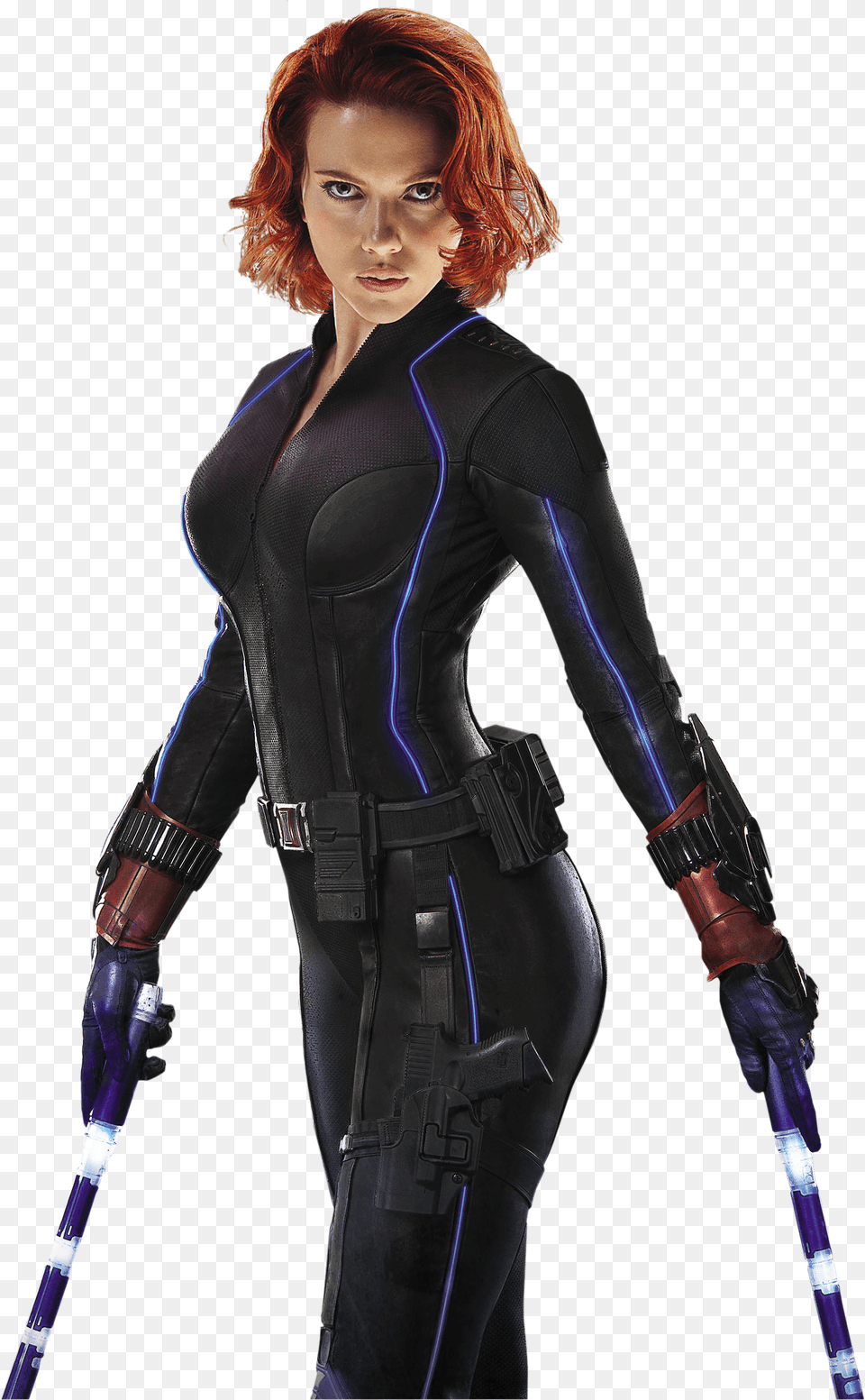 2 Black Widow, Adult, Spandex, Sleeve, Person Png Image