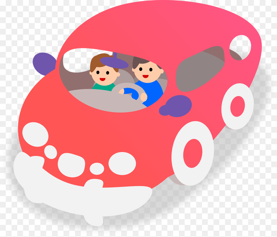 2 Car Cartoon, Birthday Cake, Cake, Cream, Dessert Free Png Download