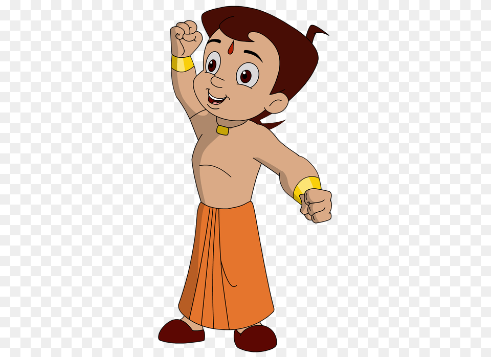 2 Chhota Bheem, Baby, Cartoon, Person, Face Free Png Download