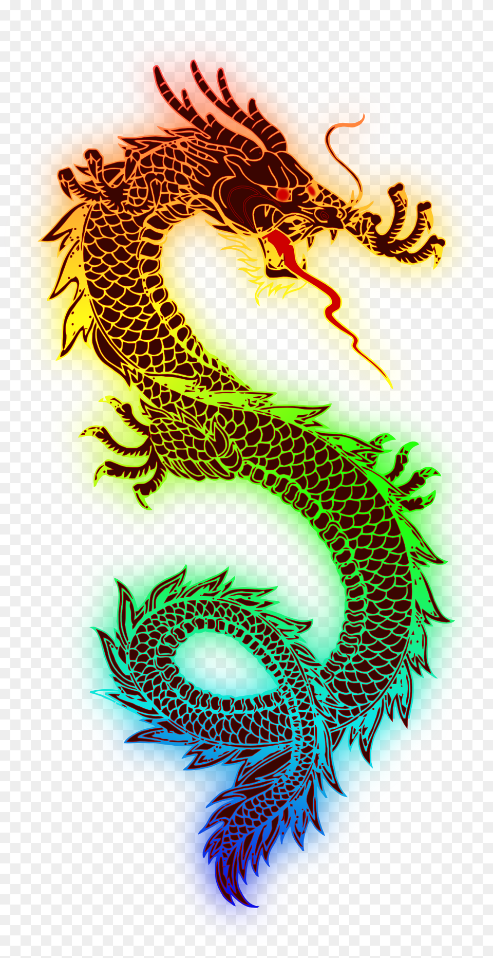 2 Chinese Dragon Image Free Png