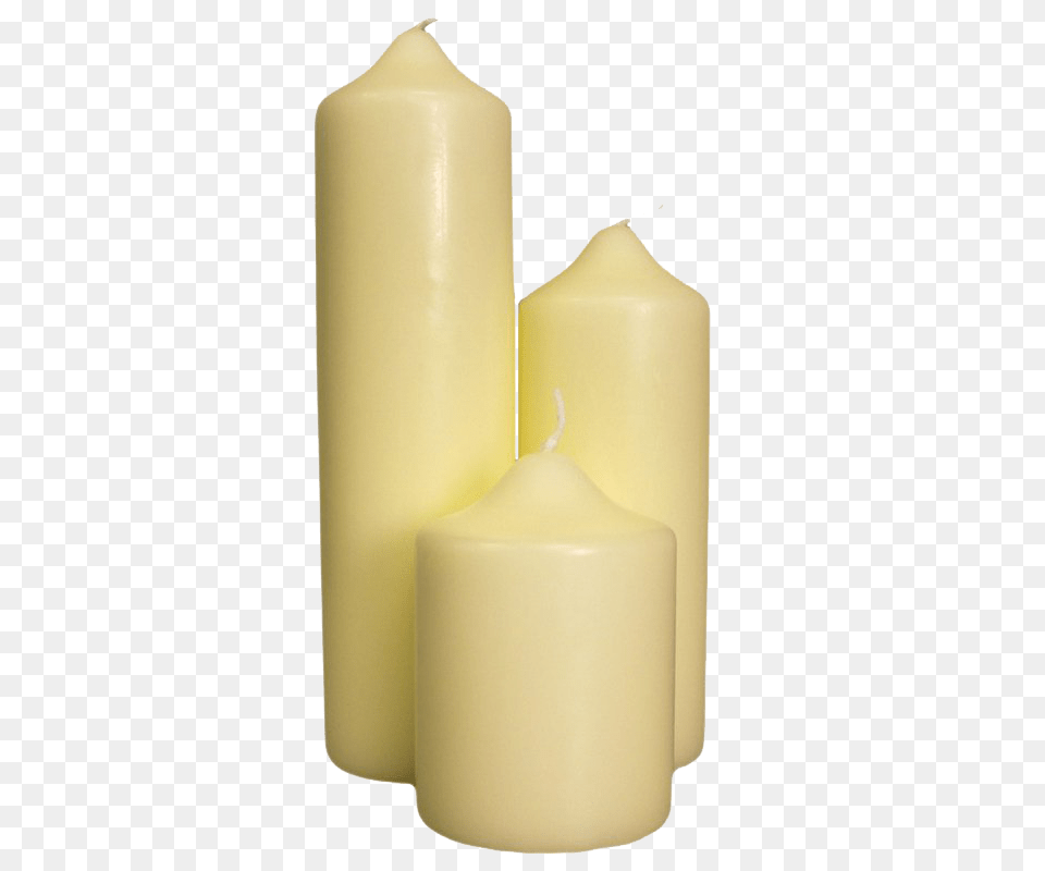 2 Church Candles, Candle Free Transparent Png