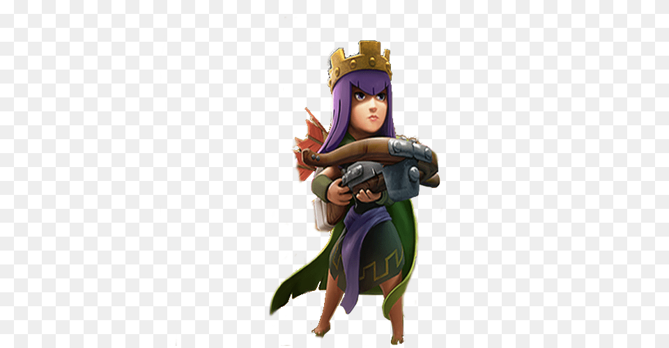 2 Clash Of Clans Archer Queen, Book, Comics, Publication, Baby Free Png