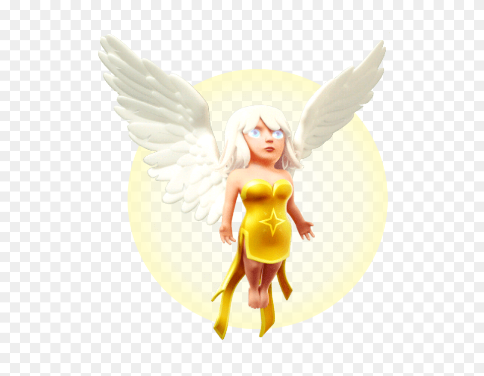 2 Clash Of Clans Healer, Angel, Doll, Toy, Face Free Png Download