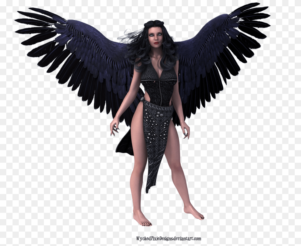 2 Dark Angel Picture, Adult, Person, Female, Woman Free Transparent Png