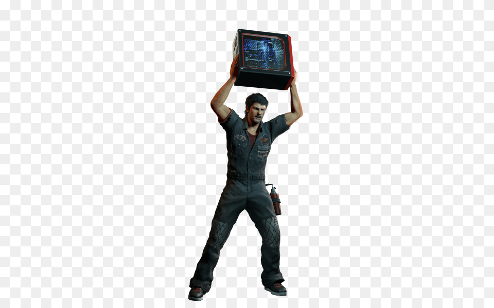 2 Dead Rising, Adult, Man, Hardware, Monitor Png Image