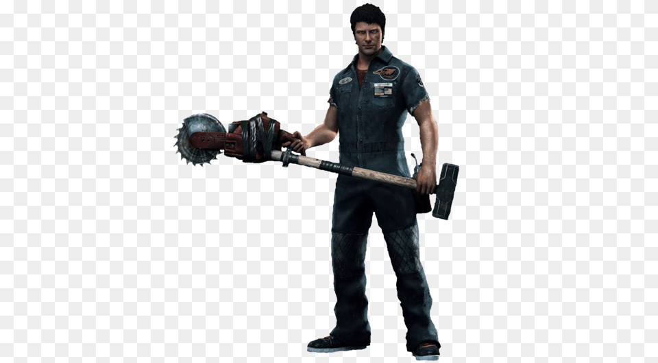 2 Dead Rising Picture, Mace Club, Weapon, Person, Worker Png Image