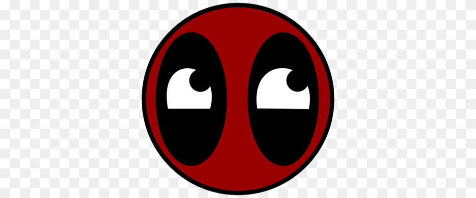 2 Deadpool Face, Disk, Symbol Free Transparent Png