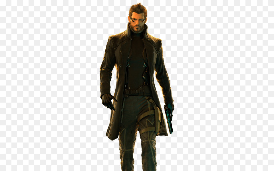 2 Deus Ex, Clothing, Jacket, Coat, Long Sleeve Free Png