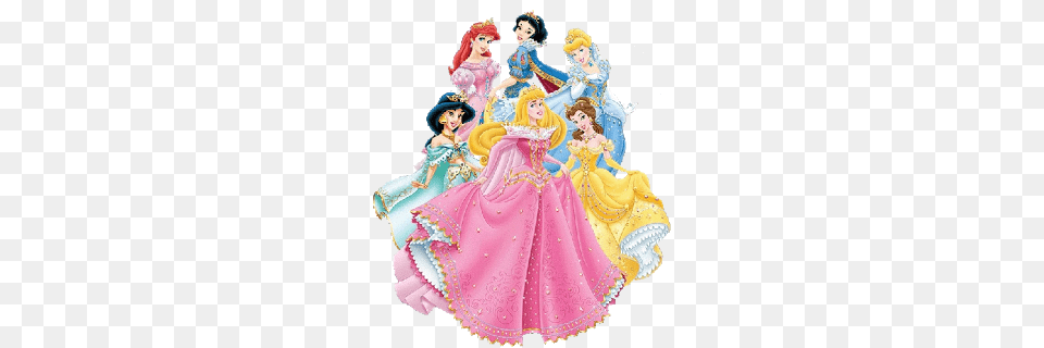 2 Disney Princesses, Figurine, Toy, Doll, Wedding Free Transparent Png
