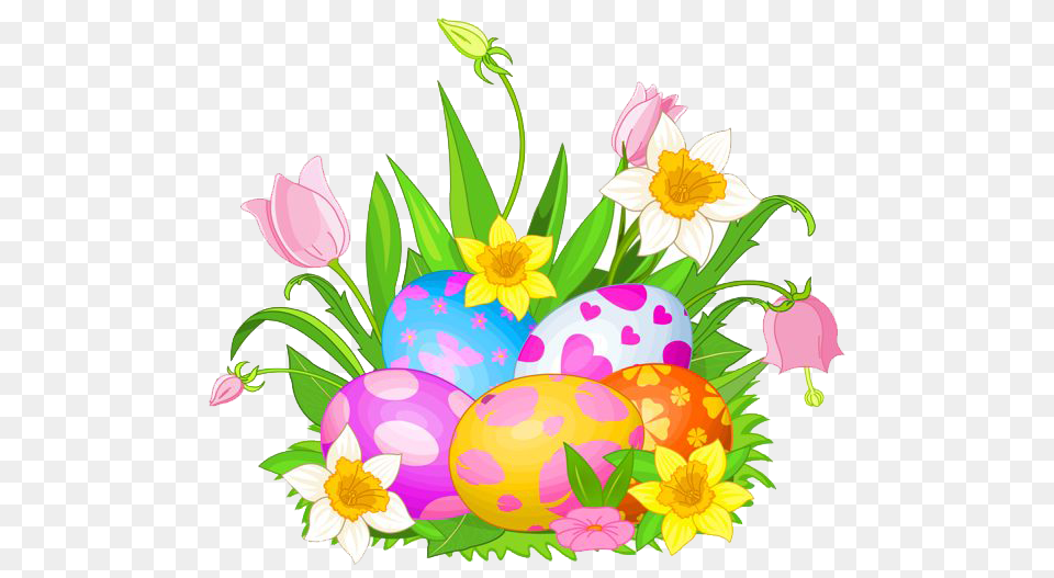 2 Easter Flower Picture, Plant, Egg, Food, Easter Egg Free Png