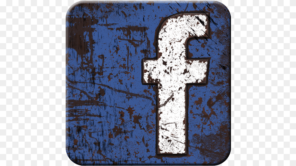 2 Facebook Icon Small Like Us On Facebook Icon, Cross, Symbol Png Image
