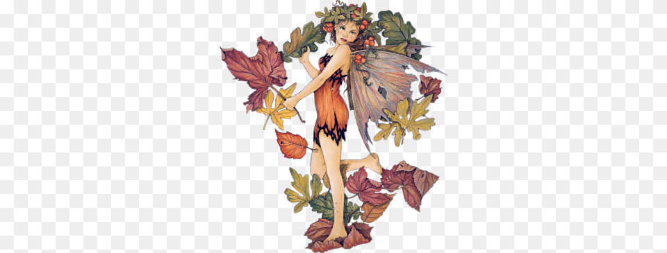 2 Fairy Image, Leaf, Plant, Adult, Female Free Png Download