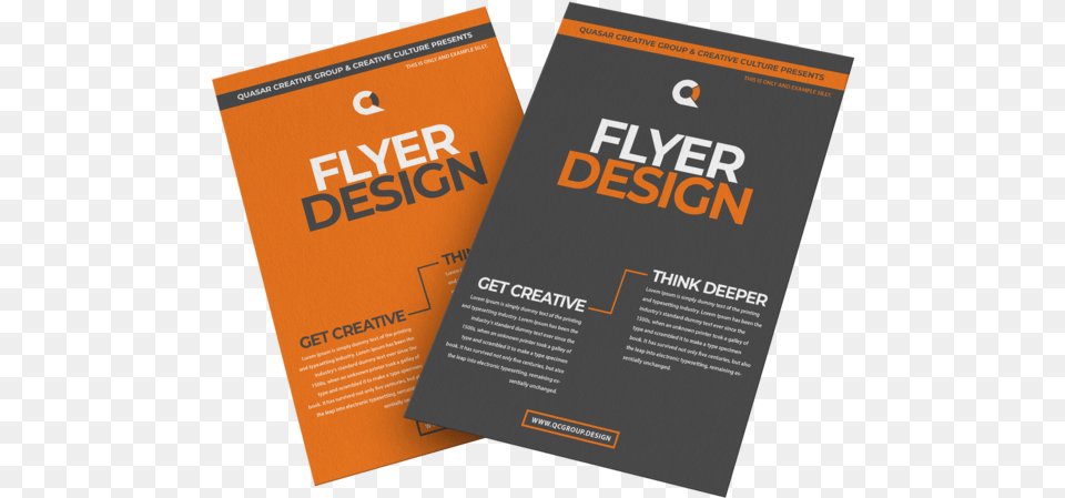 2 Flying Flyer Mockup, Advertisement, Poster, Business Card, Paper Free Png Download