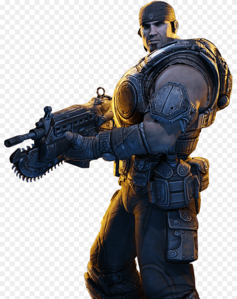 2 Gears Of War Clipart, Adult, Person, Man, Male Png Image