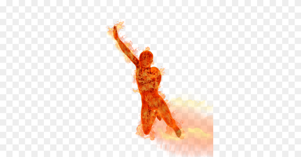 2 Human Torch Image, Fire, Flame, Bonfire, Art Free Png Download