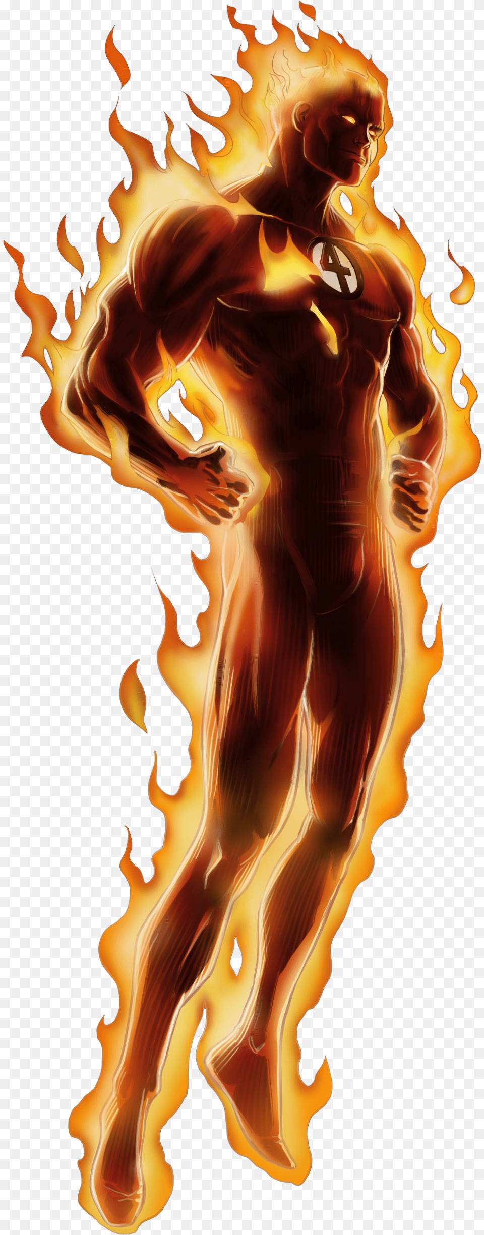 2 Human Torch Picture, Fire, Flame, Adult, Male Free Png