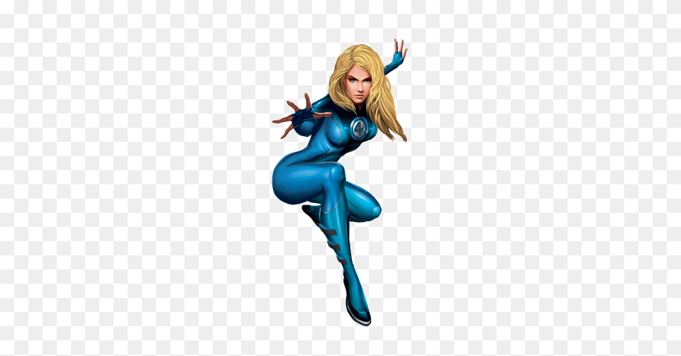 2 Invisible Woman Transparent, Adult, Book, Comics, Female Free Png Download