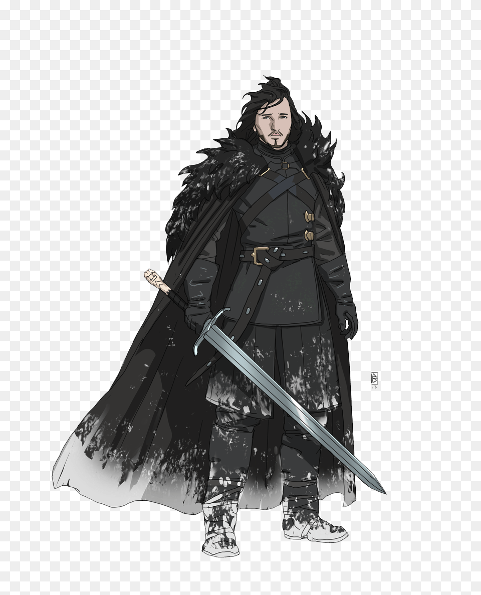 2 Jon Snow Picture, Sword, Weapon, Adult, Female Png