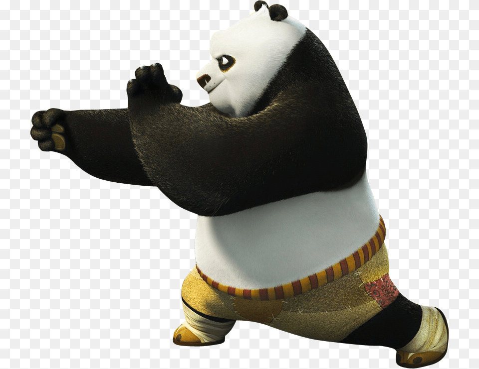 2 Kung Fu Panda Fighting, Animal, Bear, Giant Panda, Mammal Free Transparent Png