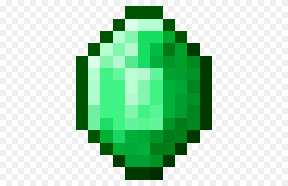 2 Minecraft Emerald, Green, Sphere, Accessories, Gemstone Free Png Download