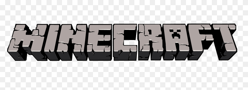 2 Minecraft Logo, Text, Bulldozer, Machine, Person Free Png Download