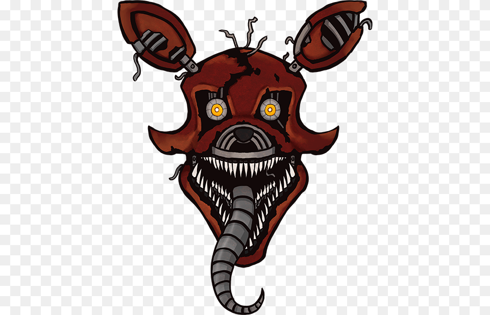 2 Nightmare Foxy Image, Baby, Person, Snout, Art Free Transparent Png