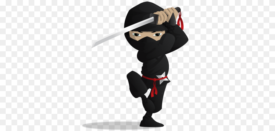 2 Ninja, Person, Sword, Weapon, Baby Free Png