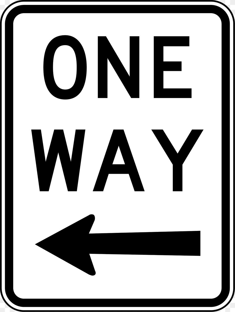 2 One Way Left Clipart, Sign, Symbol, Road Sign Free Transparent Png