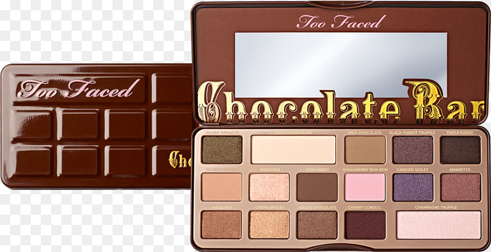 2 Paleta Too Faced Chocolate Bar, Paint Container, Palette Free Transparent Png