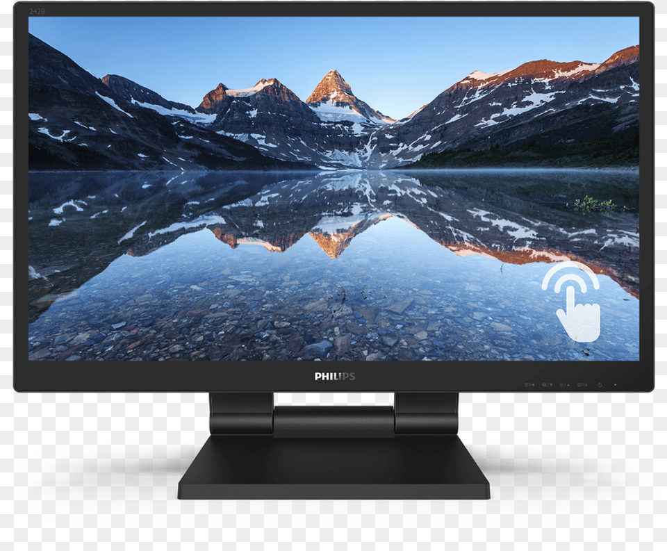 2 Philips Launch New Touch Screen Monitors 215 Philips 222b9t Black, Computer Hardware, Electronics, Hardware, Monitor Free Png Download