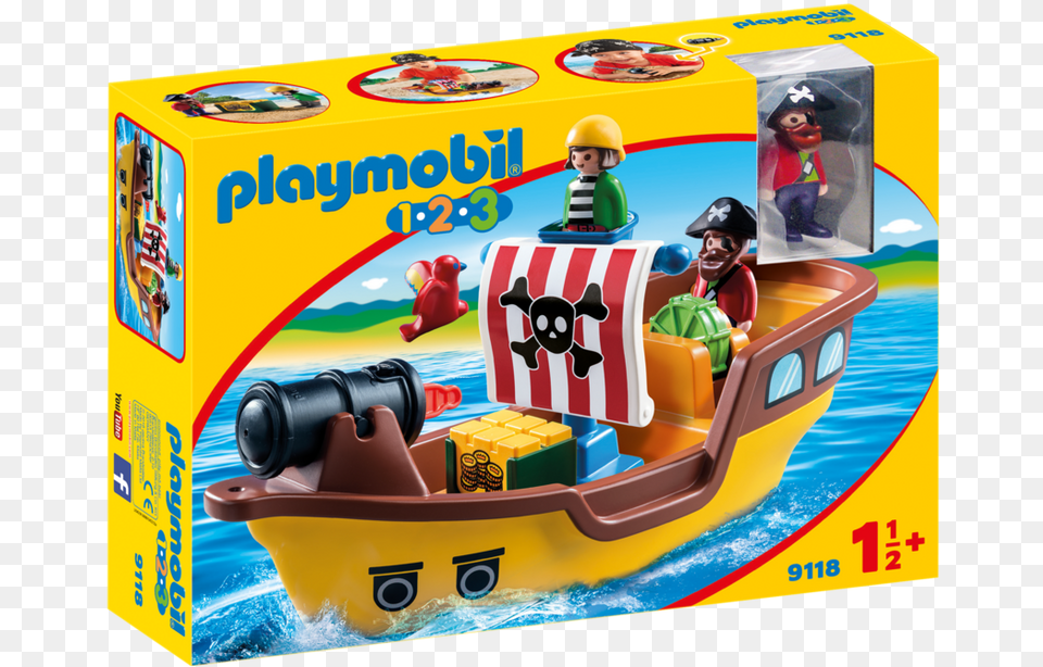 2 Playmobil Pirate Ship Toys, Person, Face, Head Free Transparent Png