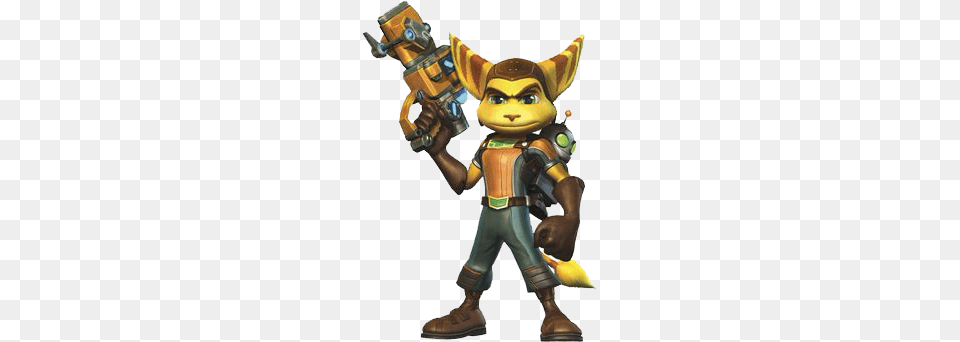2 Ratchet Clank Image, Figurine, Person Free Png